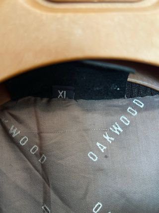 Cazadora Piel Marrón Oakwood Talla XL