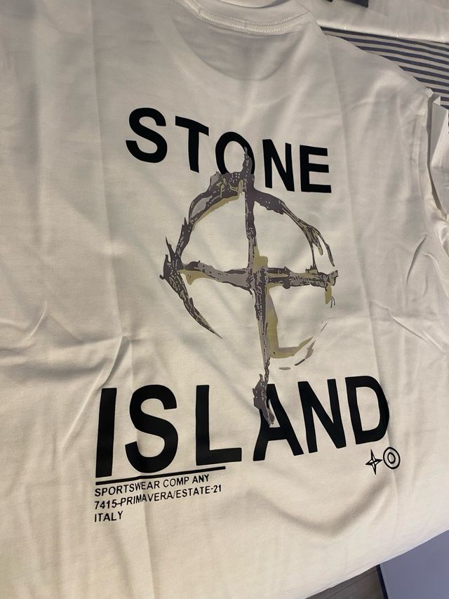 Camiseta Stone Island Blanca