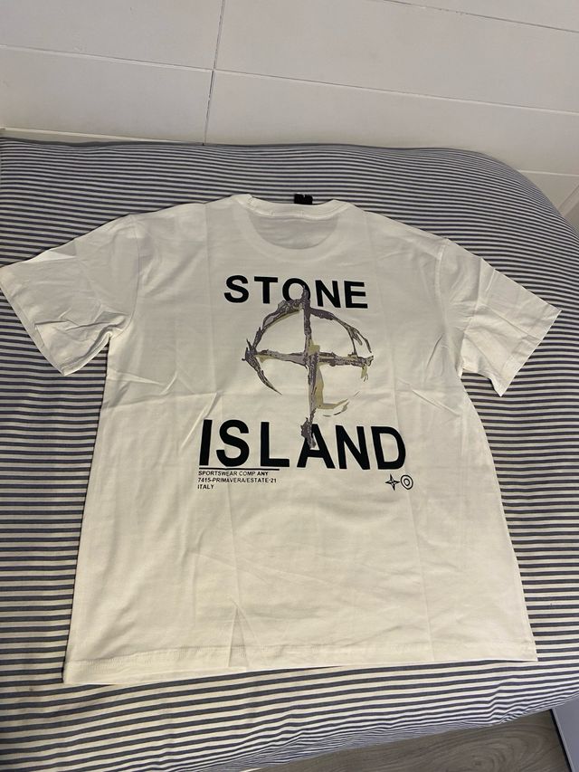 Camiseta Stone Island Blanca