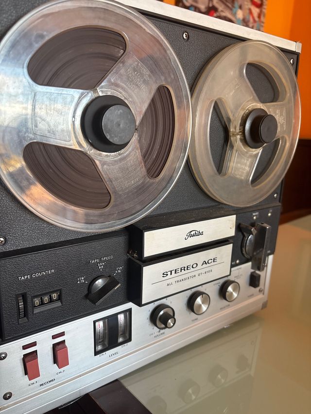 Grabadora de carrete abierto Toshiba GT-8108