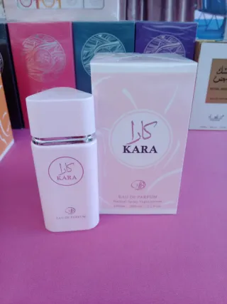 Perfume Kara Eau de Parfum Rosa y Plateado
