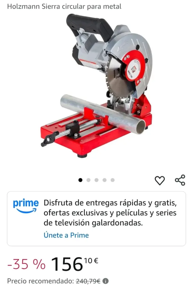 Holzmann Sierra Circular Metal