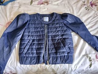 Cazadora corta Mayoral niña azul. Tal 10