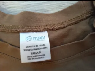 Camiseta militar beige 