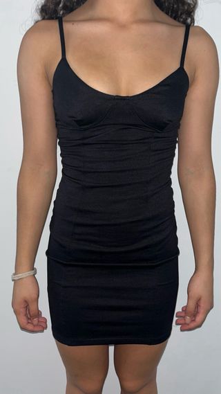 Vestido Negro Bershka Fiesta