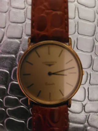 Reloj Longines chapado en oro 1987