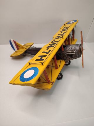 Avión Biplano JN-7HJN-7H Metálico Replica