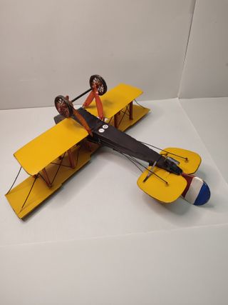 Avión Biplano JN-7HJN-7H Metálico Replica