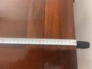 Mesa comedor extensible y 4 sillas madera