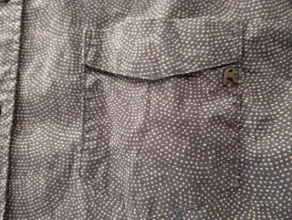 Camisa Replay Hombre azul oscuro Estampada