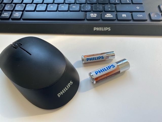 Teclado y ratón Philips inalámbricos