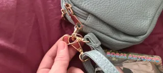 Bolso bandolera azul claro