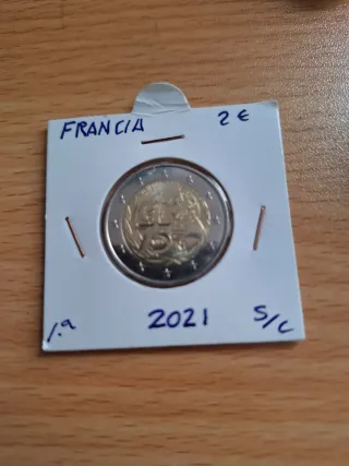 Moneda 2 Euros Francia 2021