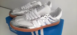 Zapatillas Adidas Samba Plata Talla 39 1/3
