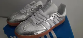 Zapatillas Adidas Samba Plata Talla 39 1/3