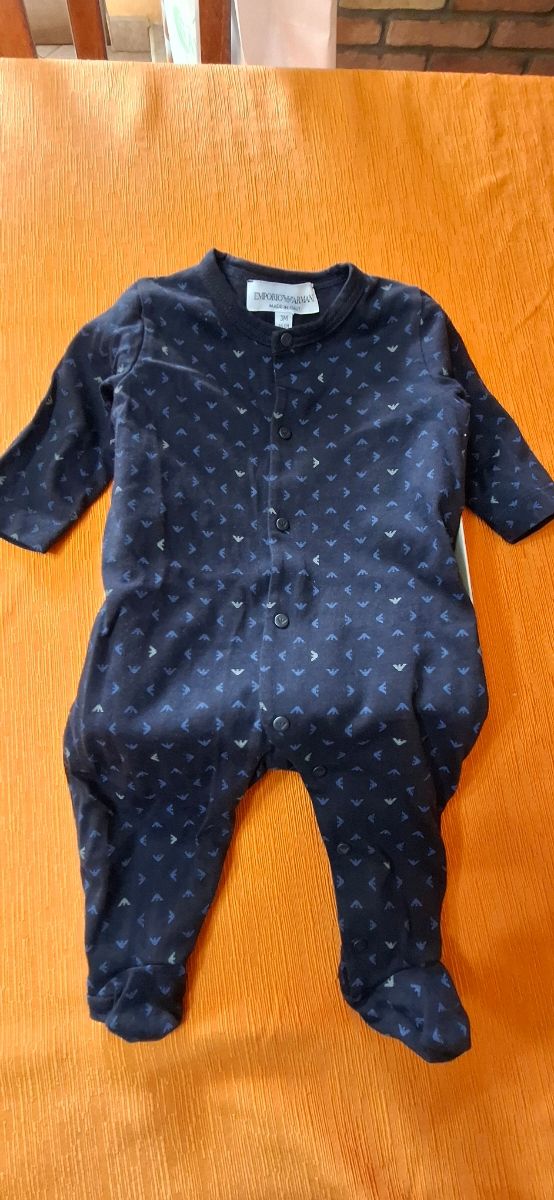 Tutina Emporio Armani 3 pezzi neonato