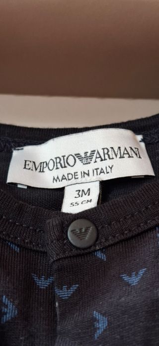 Tutina Emporio Armani 3 pezzi neonato
