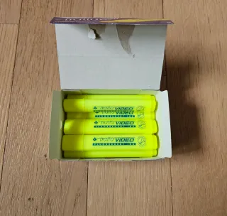 Scatola 7 evidenziatori Tratto Video NUOVI