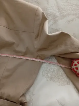 Gabardina Zara Woman Talla S Beige