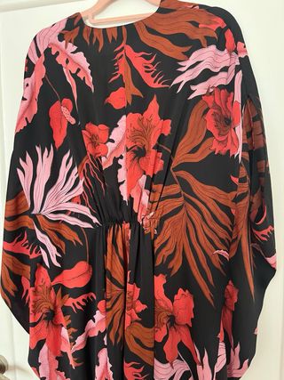 Vestido Kaftán Estampado flores 