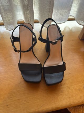 Sandalias Bebe Talla 37 Negras