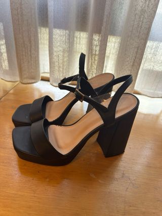 Sandalias Bebe Talla 37 Negras