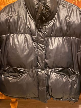 Piumino bomber nero donna invernale