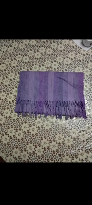 Sciarpa donna viola e rosa