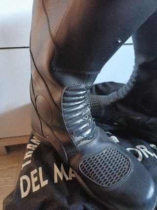 Botas de Moto Altas Negras