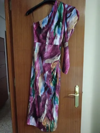 Vestido de fiesta multicolor