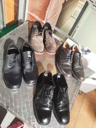 Lote 4 pares ZAPATOS HOMBRE NUM. 44