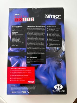 Sapphire Nitro+ RX 590 8GB GDDR5 Tarjeta Gráfica