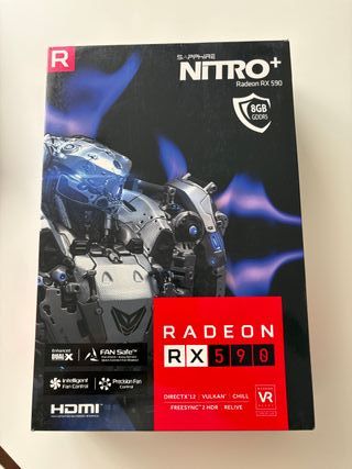 Sapphire Nitro+ RX 590 8GB GDDR5 Tarjeta Gráfica