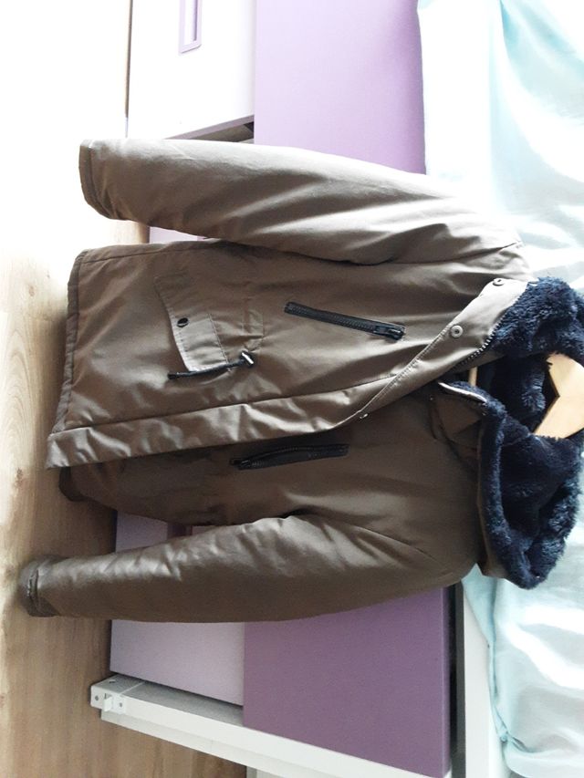 Cazadora verde mujer