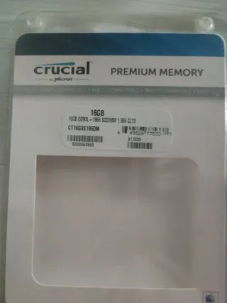 Crucial 16GB DDR3L 1866MHz SODIMM