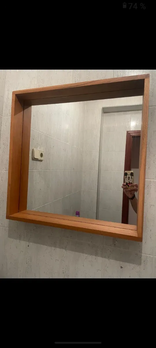 Espejo de madera Ikea