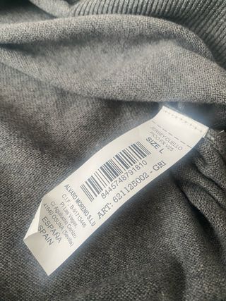 Jersey Álvaro Moreno Gris Talla L