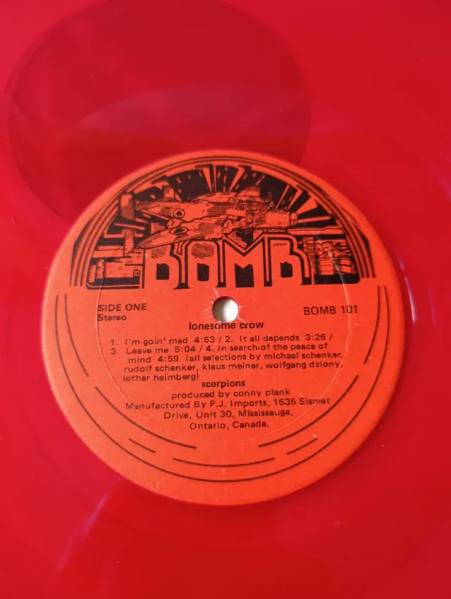 Scorpions Lonesome Crow Vinilo LP