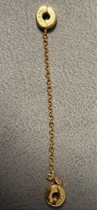 Pulsera Pandora Dorada 19cm con Cierre Brillante