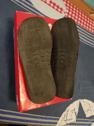 Sandalias tejidas de piel  para hombre