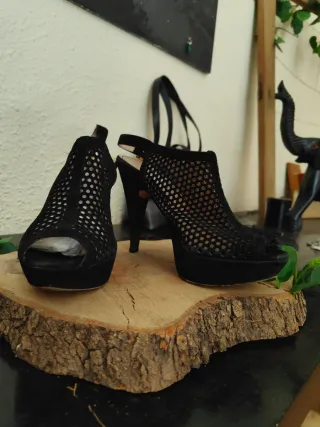 Zapatos de piel negros