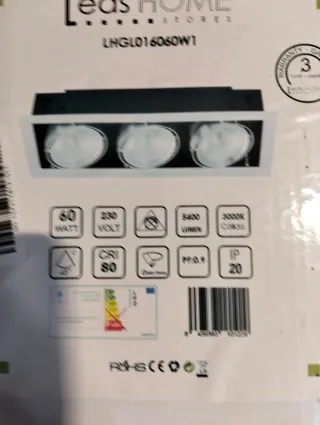 Foco LED Orientable 60W (3x20W)