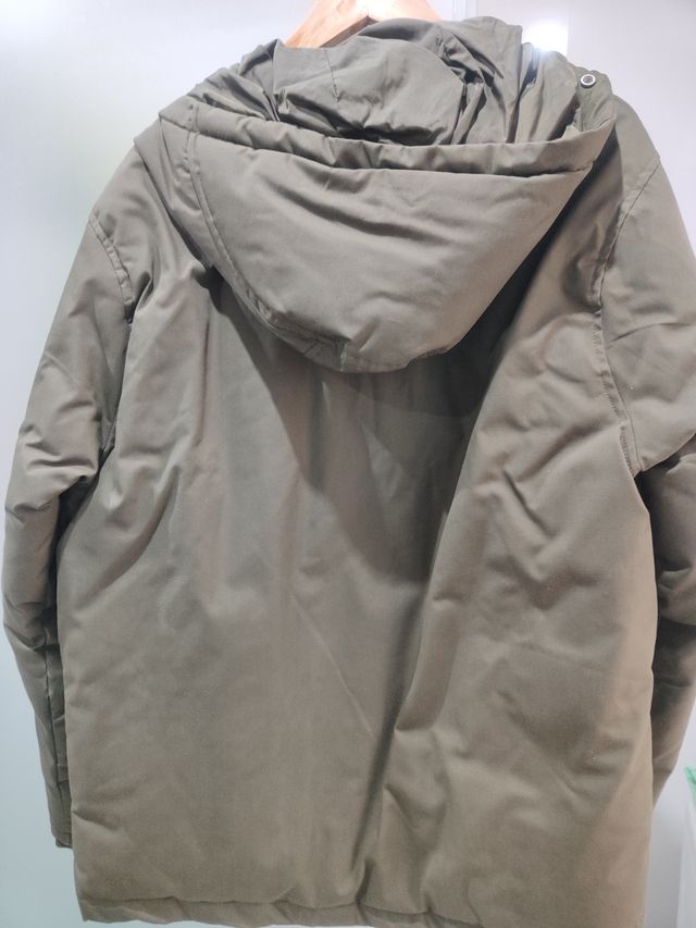 Abrigo Hombre Pull&Bear Verde Talla M