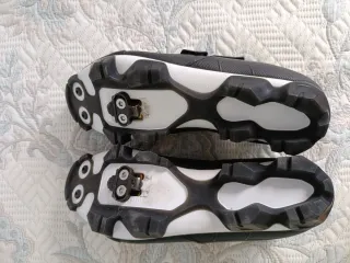 Zapatillas Calas Ciclismo Btwin Negras Talla 39