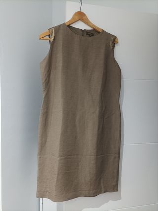 Traje de ceremonia ZENDRA Verde y dorado