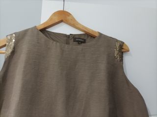 Traje de ceremonia ZENDRA Verde y dorado