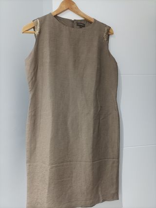 Traje de ceremonia ZENDRA Verde y dorado