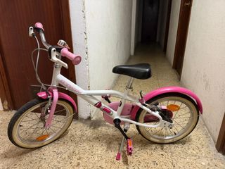 Bicicleta infantil rosa BTWIN 
NO ENVIO
