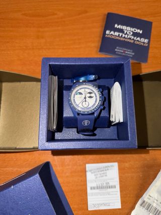 Missione Swatch Moonshine Gold verso la fase terrestre 