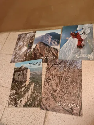 Lot de 5 revistes MUNTANYA